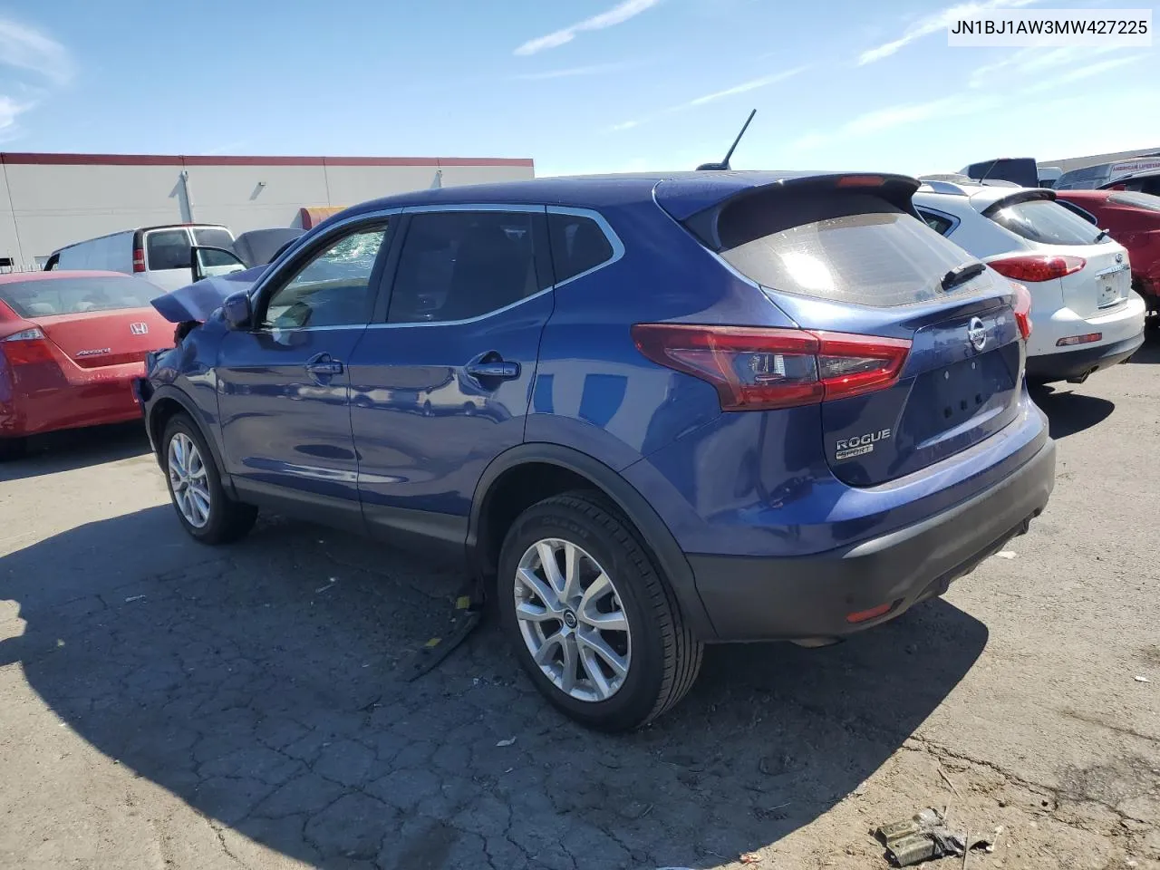 2021 Nissan Rogue Sport S VIN: JN1BJ1AW3MW427225 Lot: 65825934