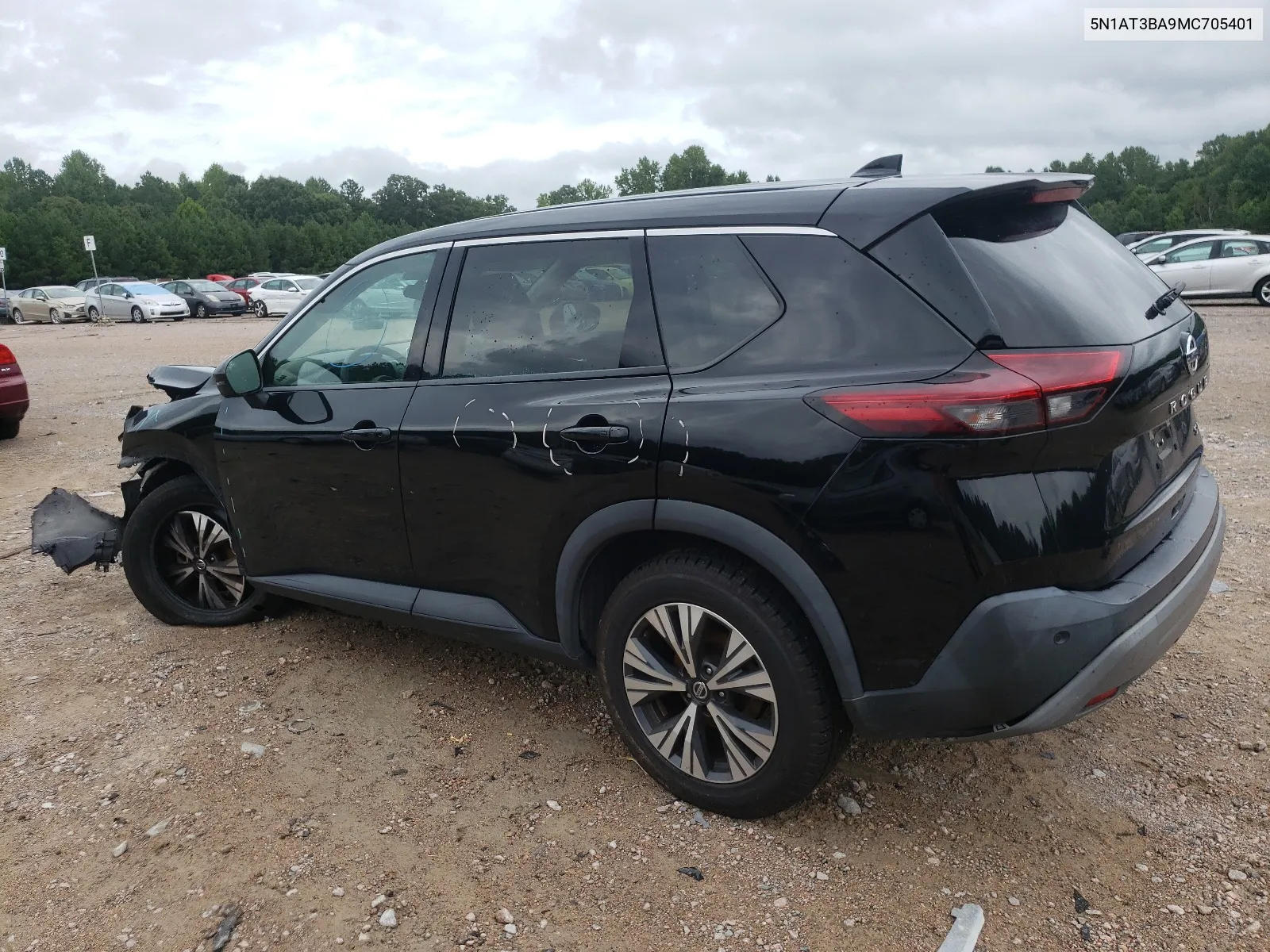 2021 Nissan Rogue Sv VIN: 5N1AT3BA9MC705401 Lot: 66088754