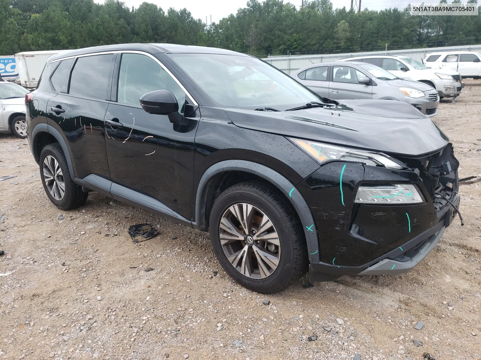 2021 Nissan Rogue Sv VIN: 5N1AT3BA9MC705401 Lot: 66088754