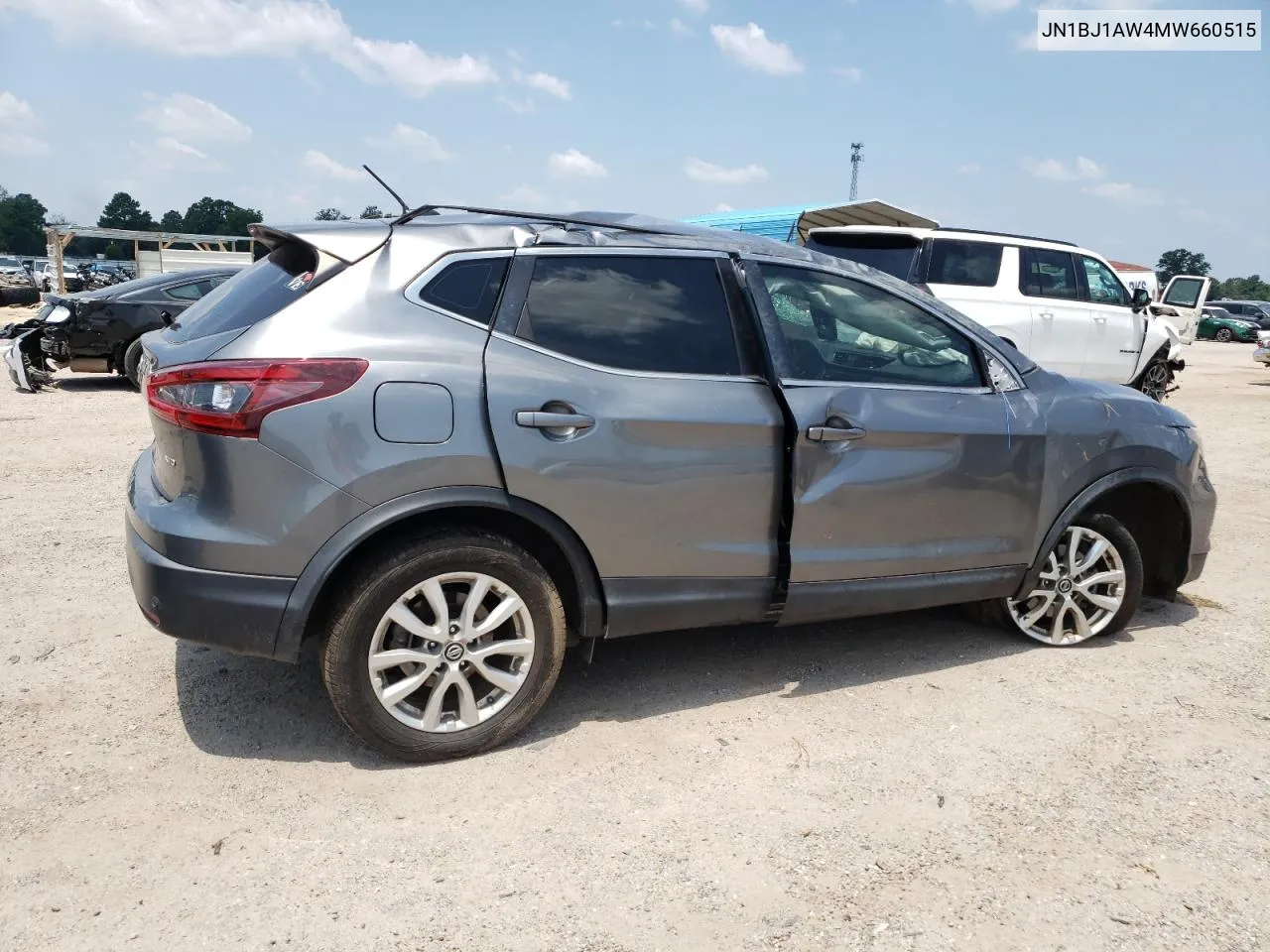 2021 Nissan Rogue Sport S VIN: JN1BJ1AW4MW660515 Lot: 66125724