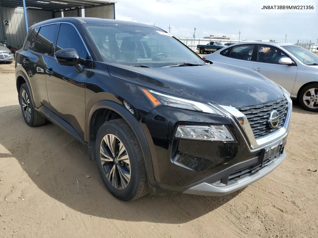 2021 Nissan Rogue Sv VIN: JN8AT3BB9MW221356 Lot: 66439064