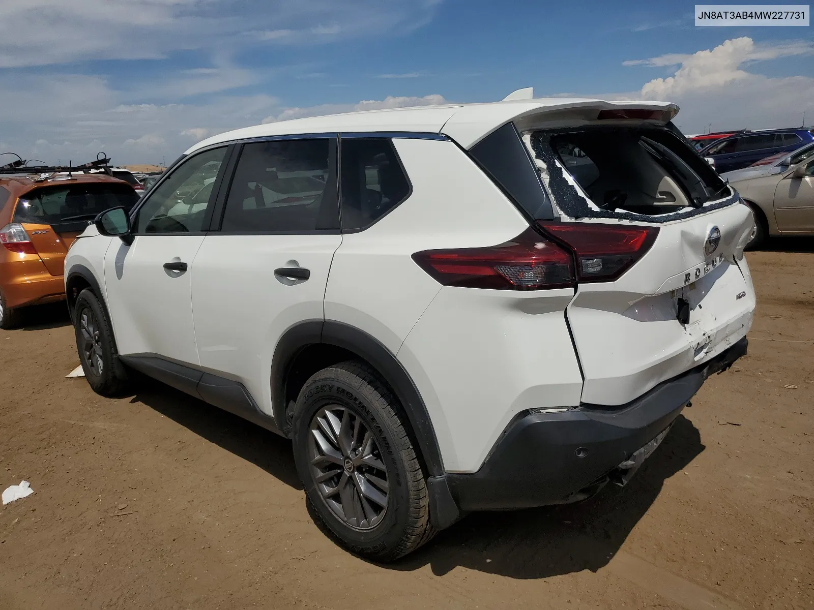 2021 Nissan Rogue S VIN: JN8AT3AB4MW227731 Lot: 66440944