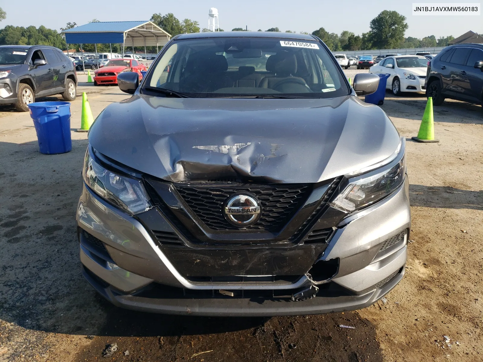 2021 Nissan Rogue Sport S VIN: JN1BJ1AVXMW560183 Lot: 66470584