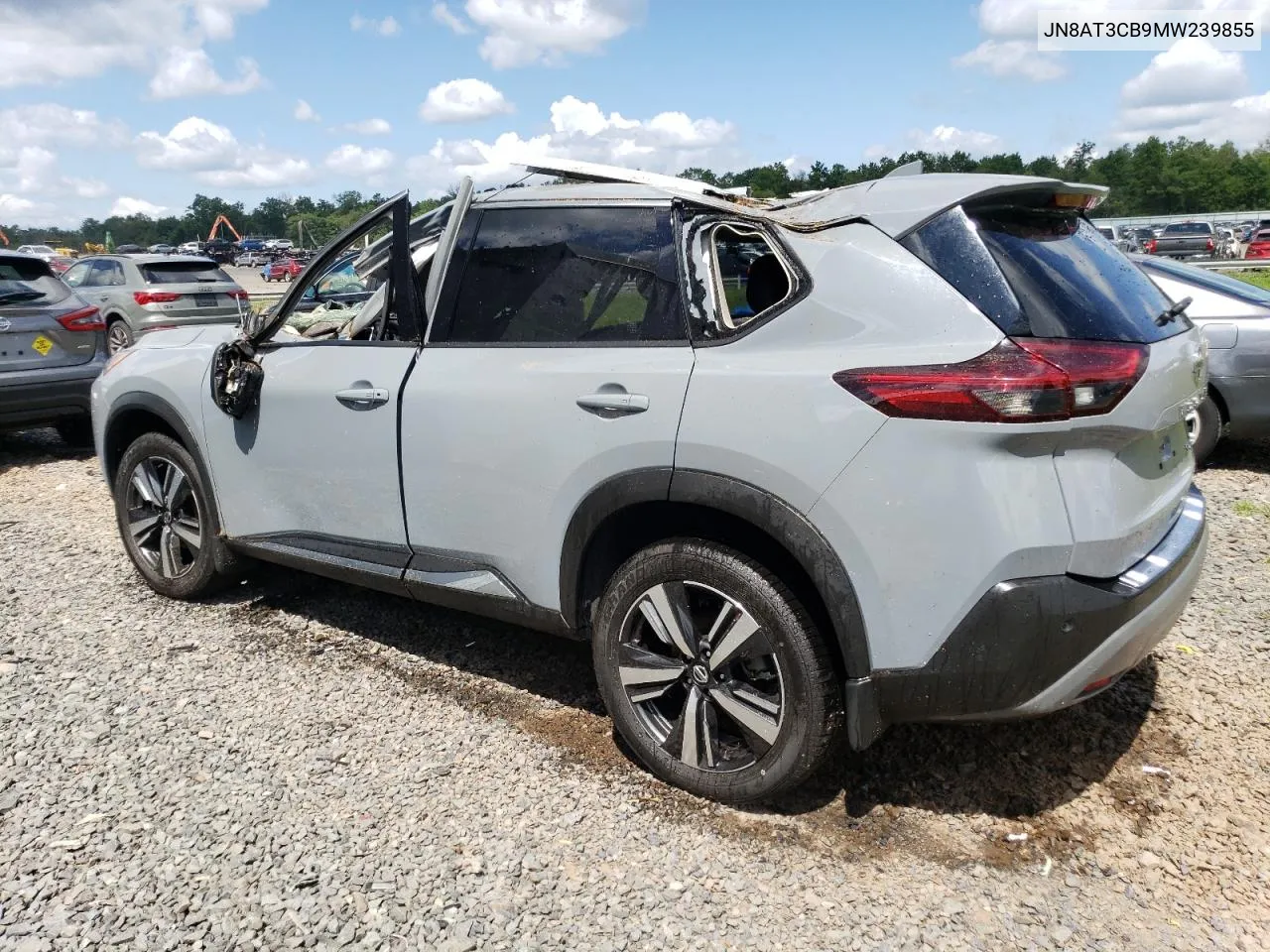 2021 Nissan Rogue Sl VIN: JN8AT3CB9MW239855 Lot: 66726364