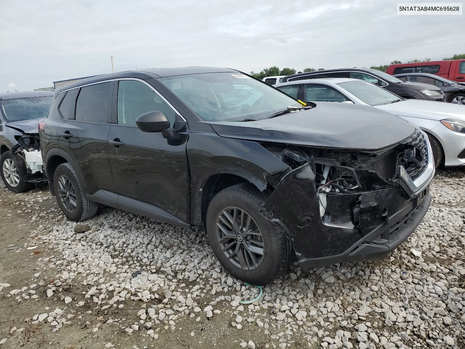 2021 Nissan Rogue S VIN: 5N1AT3AB4MC695628 Lot: 66899074