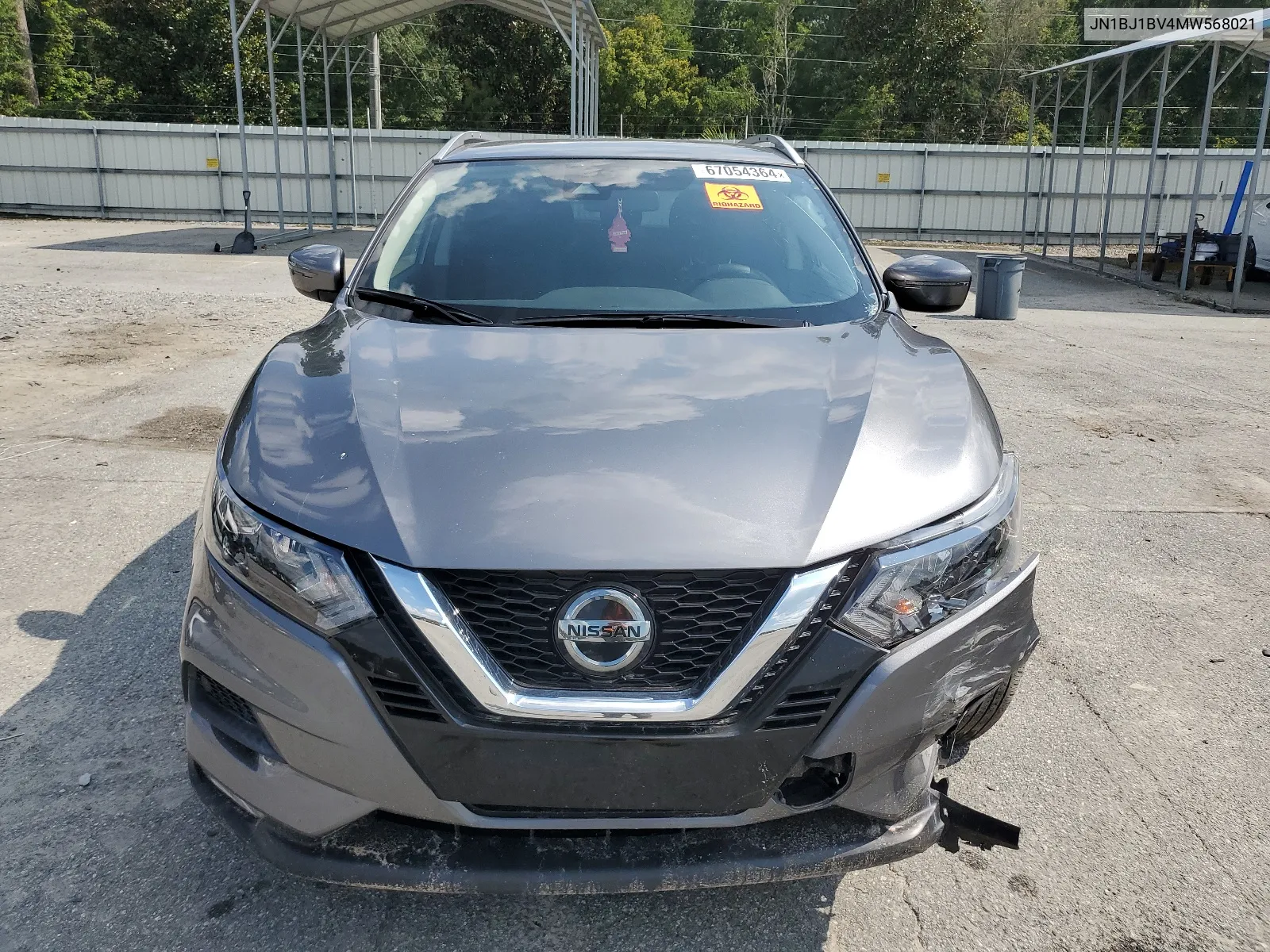 2021 Nissan Rogue Sport Sv VIN: JN1BJ1BV4MW568021 Lot: 67054364