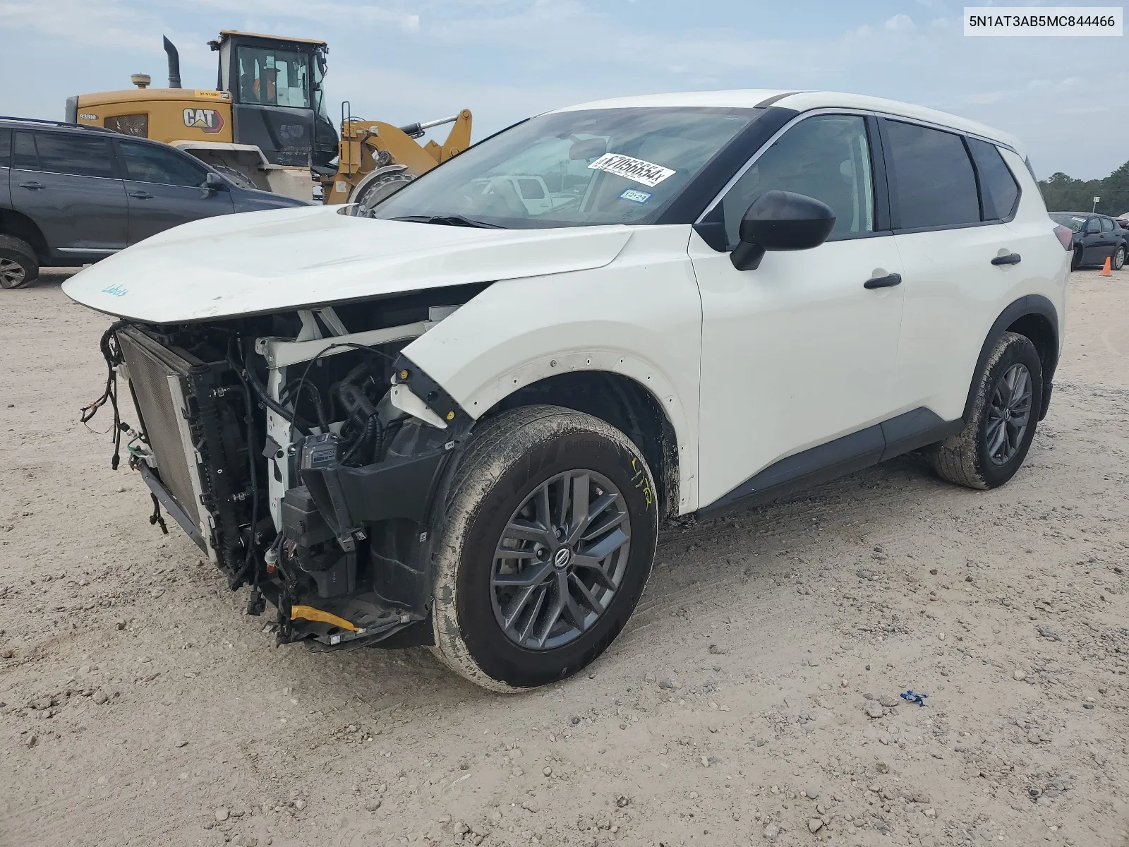 2021 Nissan Rogue S VIN: 5N1AT3AB5MC844466 Lot: 67056654