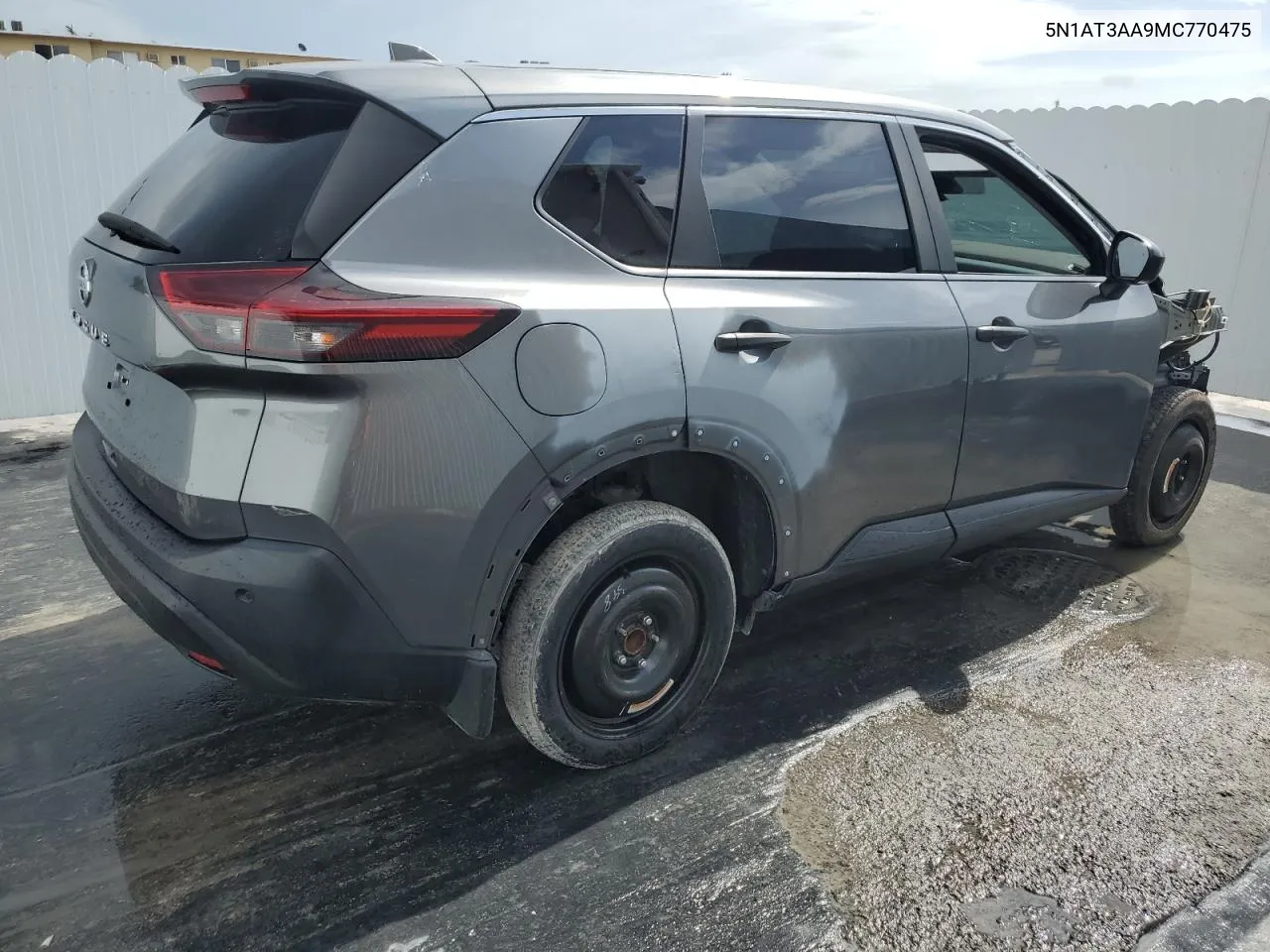 2021 Nissan Rogue S VIN: 5N1AT3AA9MC770475 Lot: 67302734