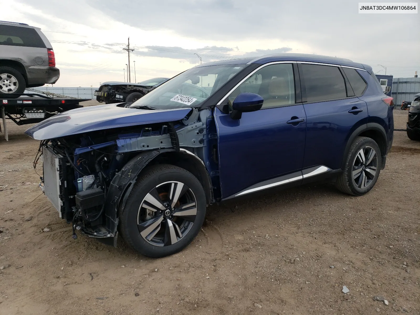 2021 Nissan Rogue Platinum VIN: JN8AT3DC4MW106864 Lot: 67342254