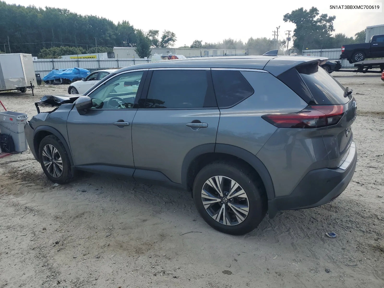 2021 Nissan Rogue Sv VIN: 5N1AT3BBXMC700619 Lot: 67377554