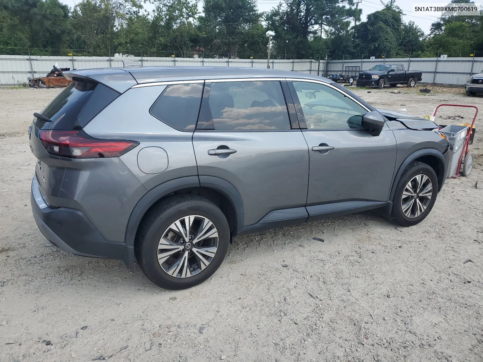 2021 Nissan Rogue Sv VIN: 5N1AT3BBXMC700619 Lot: 67377554