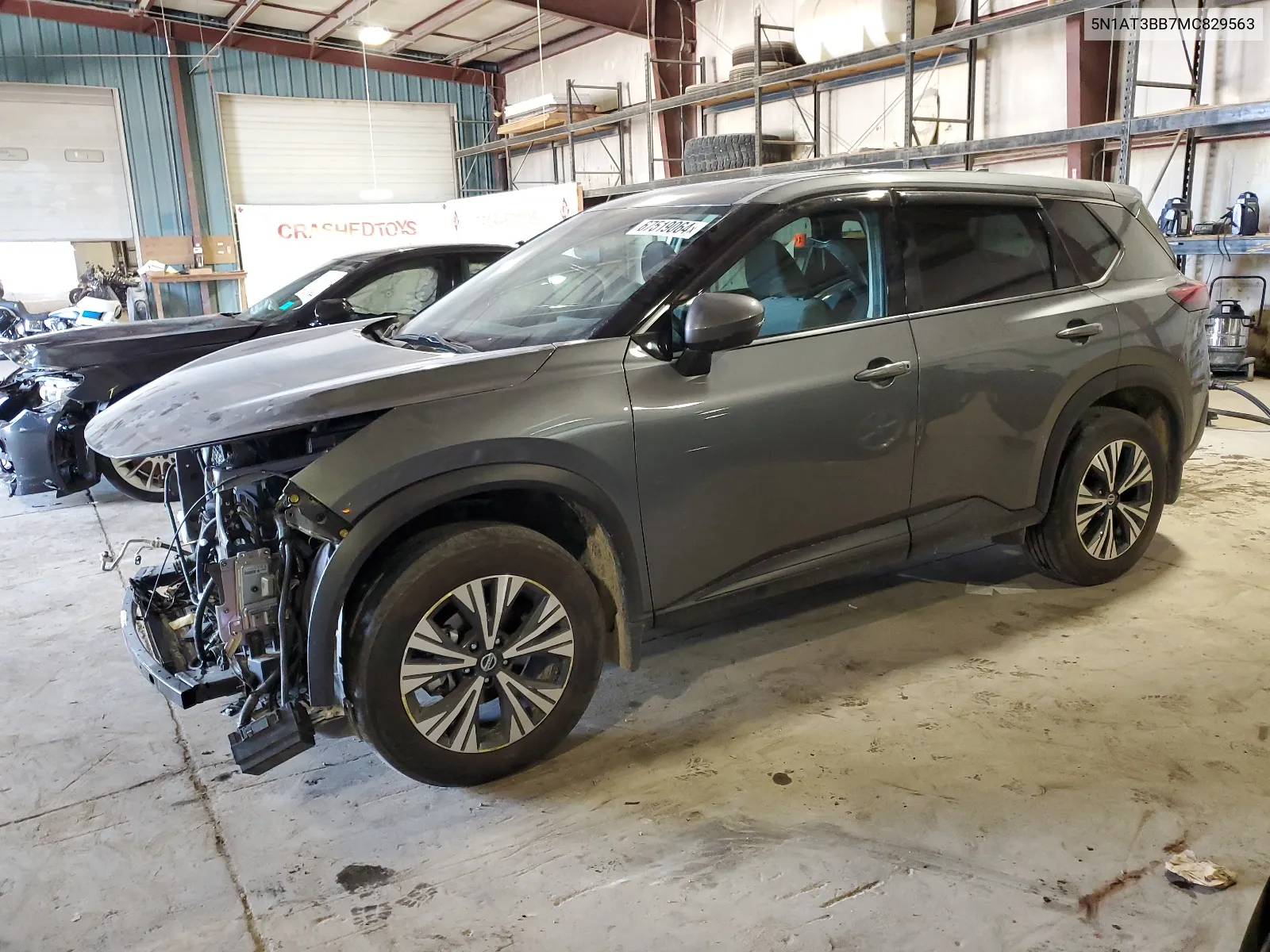 2021 Nissan Rogue Sv VIN: 5N1AT3BB7MC829563 Lot: 67519064