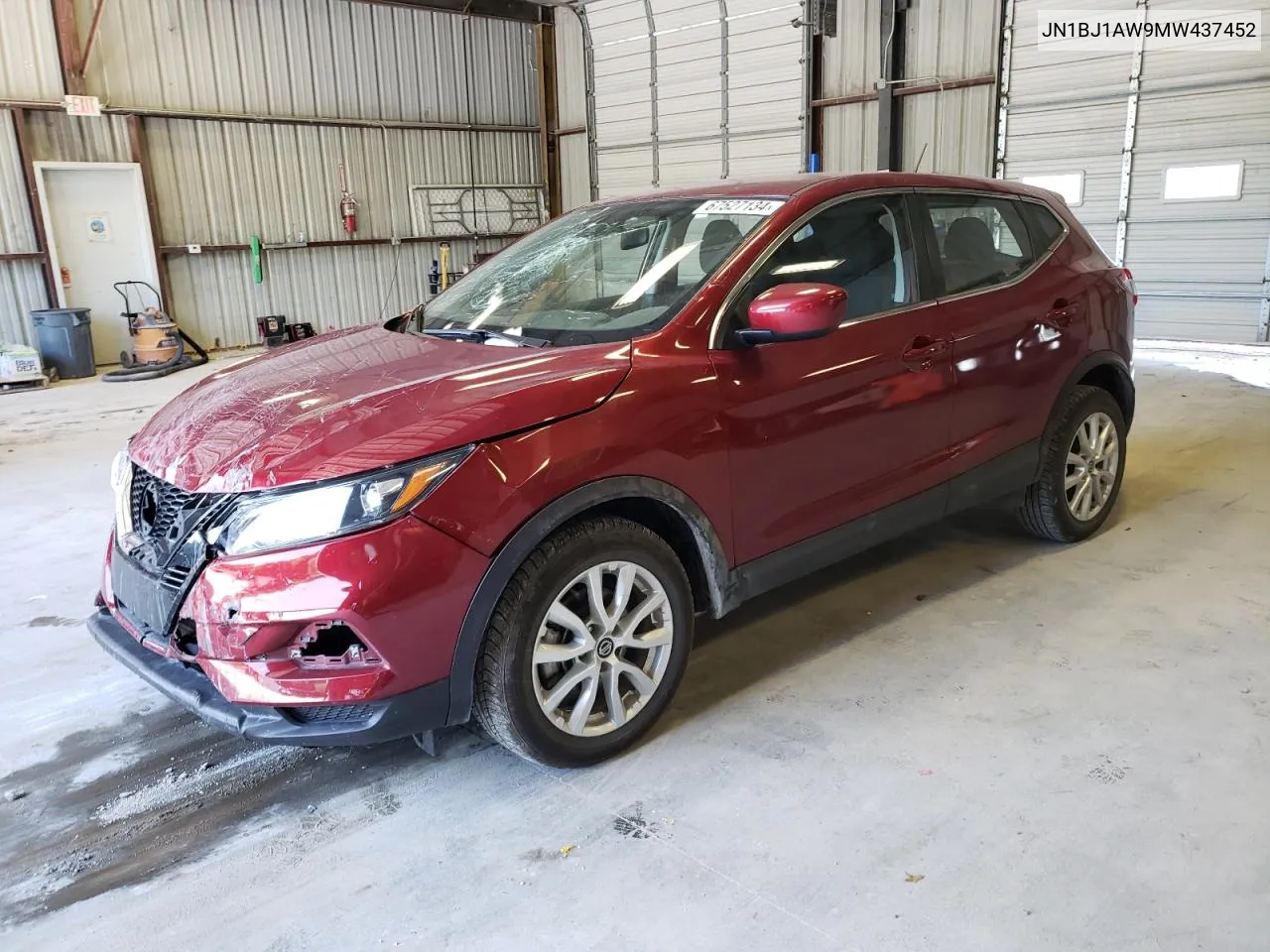 2021 Nissan Rogue Sport S VIN: JN1BJ1AW9MW437452 Lot: 67527134