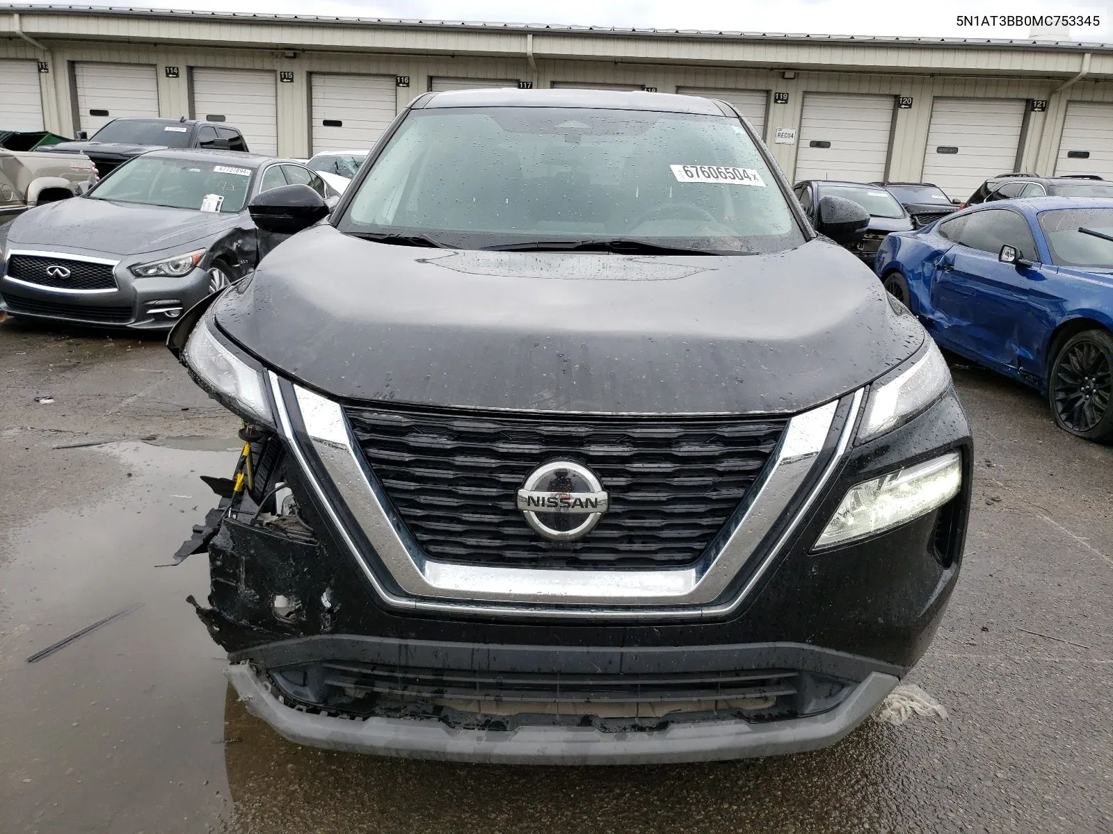 2021 Nissan Rogue Sv VIN: 5N1AT3BB0MC753345 Lot: 67606504