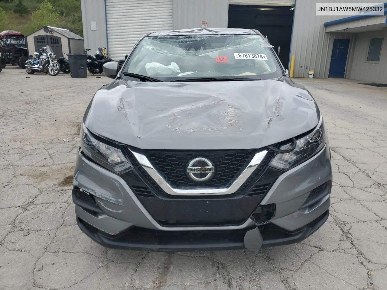 2021 Nissan Rogue Sport S VIN: JN1BJ1AW5MW425332 Lot: 67613024