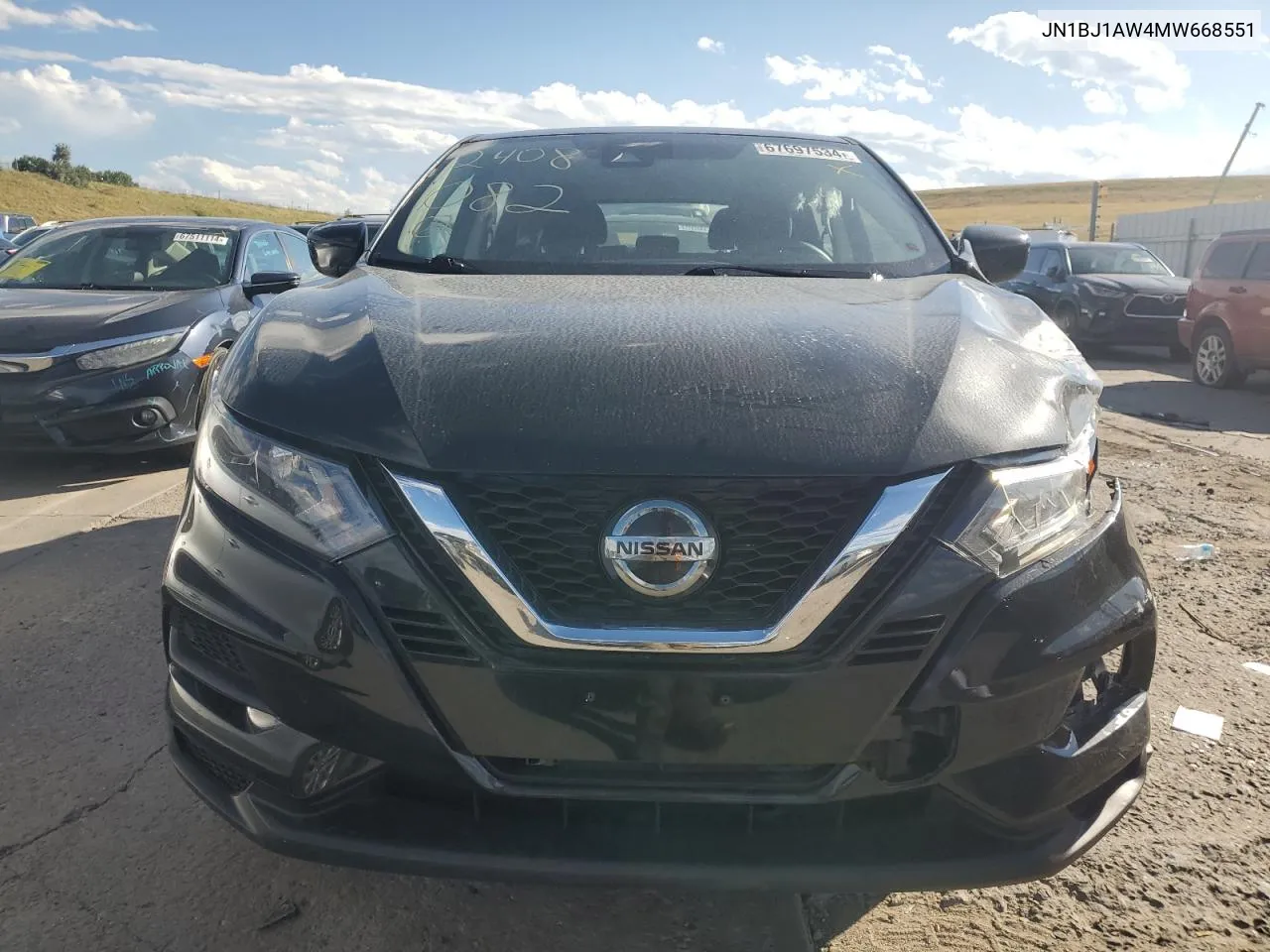 2021 Nissan Rogue Sport S VIN: JN1BJ1AW4MW668551 Lot: 67697534