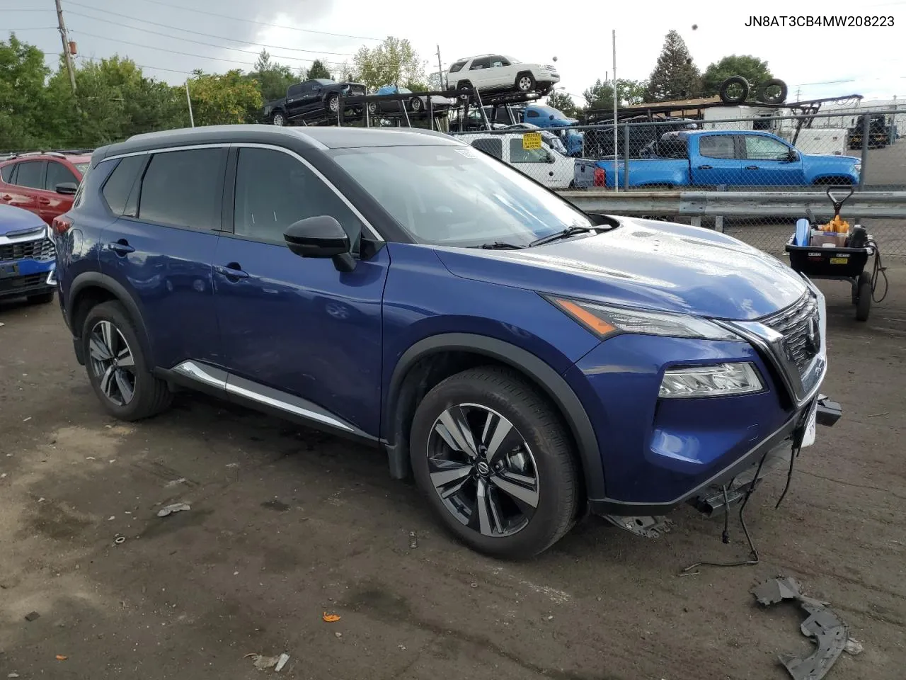 JN8AT3CB4MW208223 2021 Nissan Rogue Sl