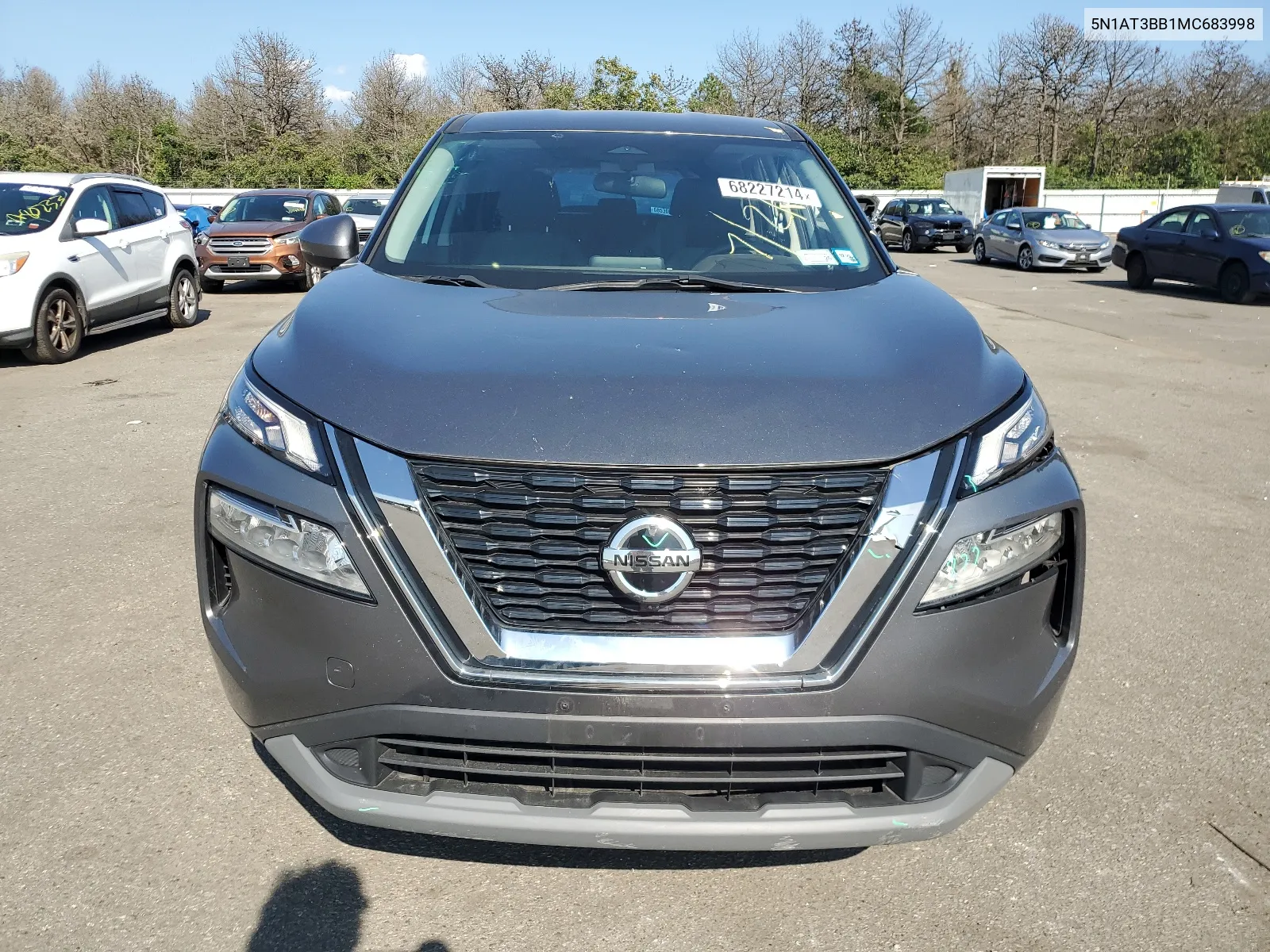 2021 Nissan Rogue Sv VIN: 5N1AT3BB1MC683998 Lot: 68227214