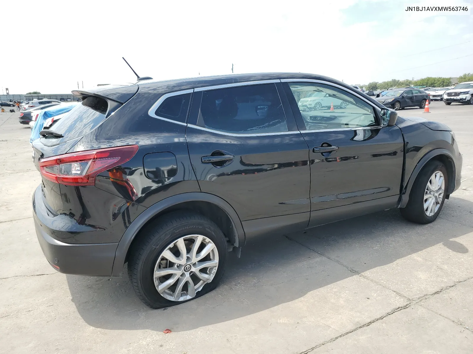 2021 Nissan Rogue Sport S VIN: JN1BJ1AVXMW563746 Lot: 68297984