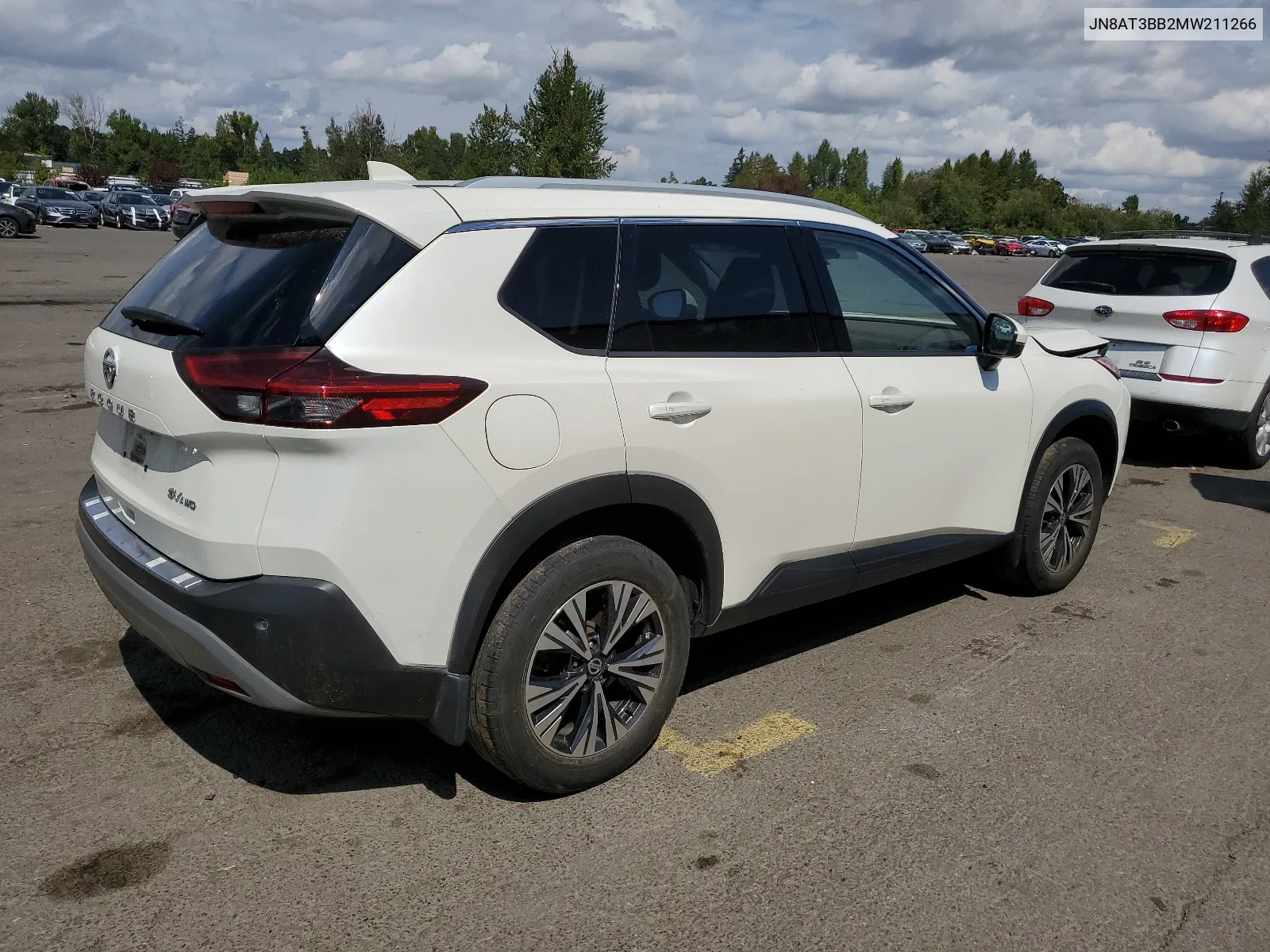 2021 Nissan Rogue Sv VIN: JN8AT3BB2MW211266 Lot: 68385434