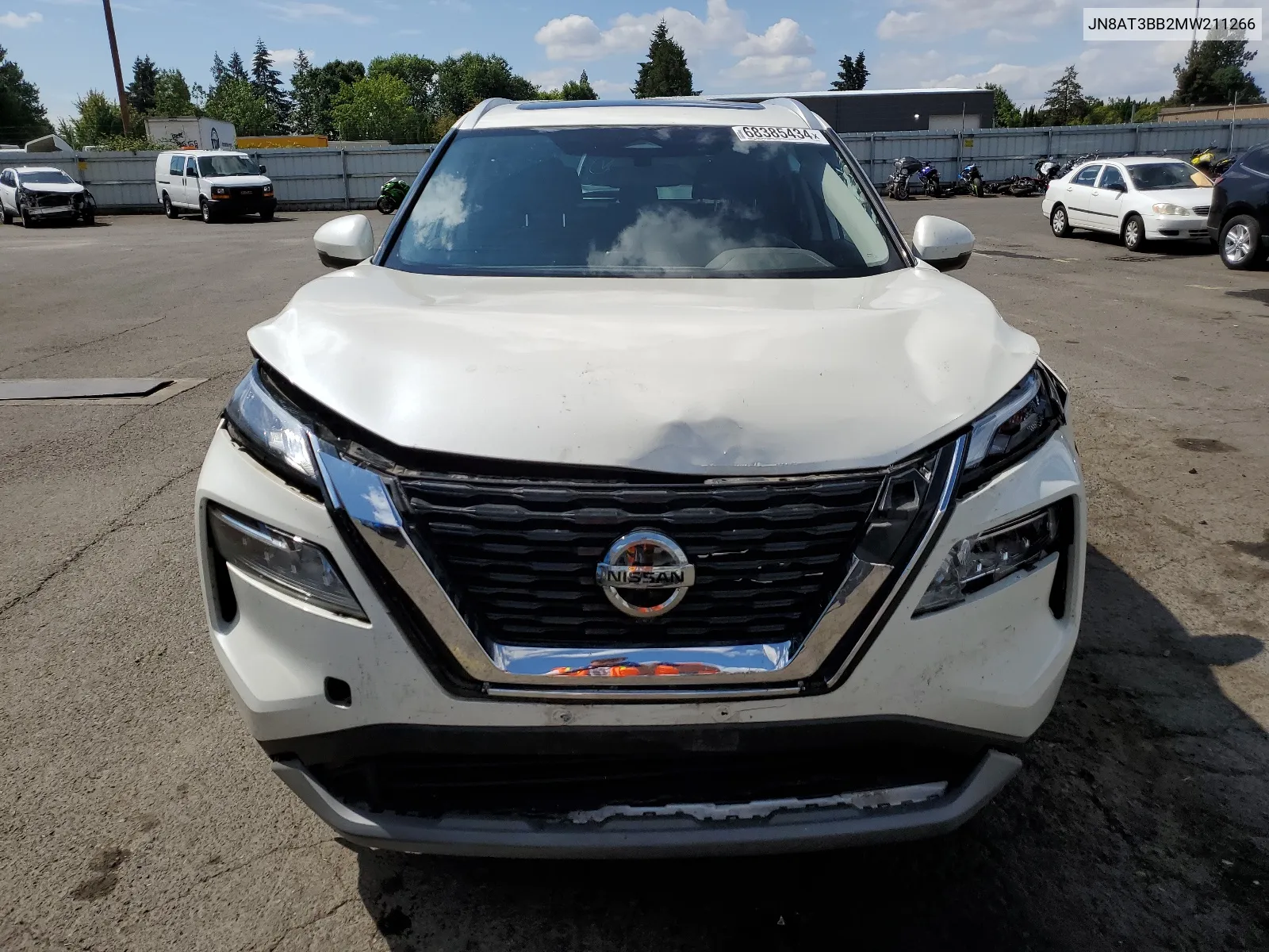 2021 Nissan Rogue Sv VIN: JN8AT3BB2MW211266 Lot: 68385434