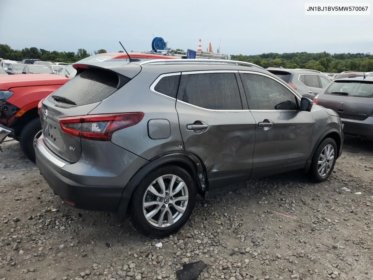 2021 Nissan Rogue Sport Sv VIN: JN1BJ1BV5MW570067 Lot: 68521614