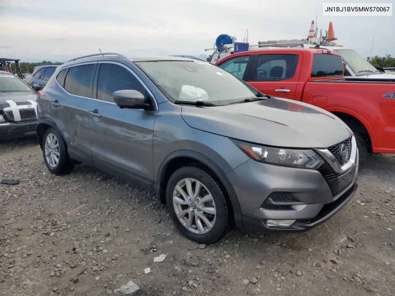 2021 Nissan Rogue Sport Sv VIN: JN1BJ1BV5MW570067 Lot: 68521614