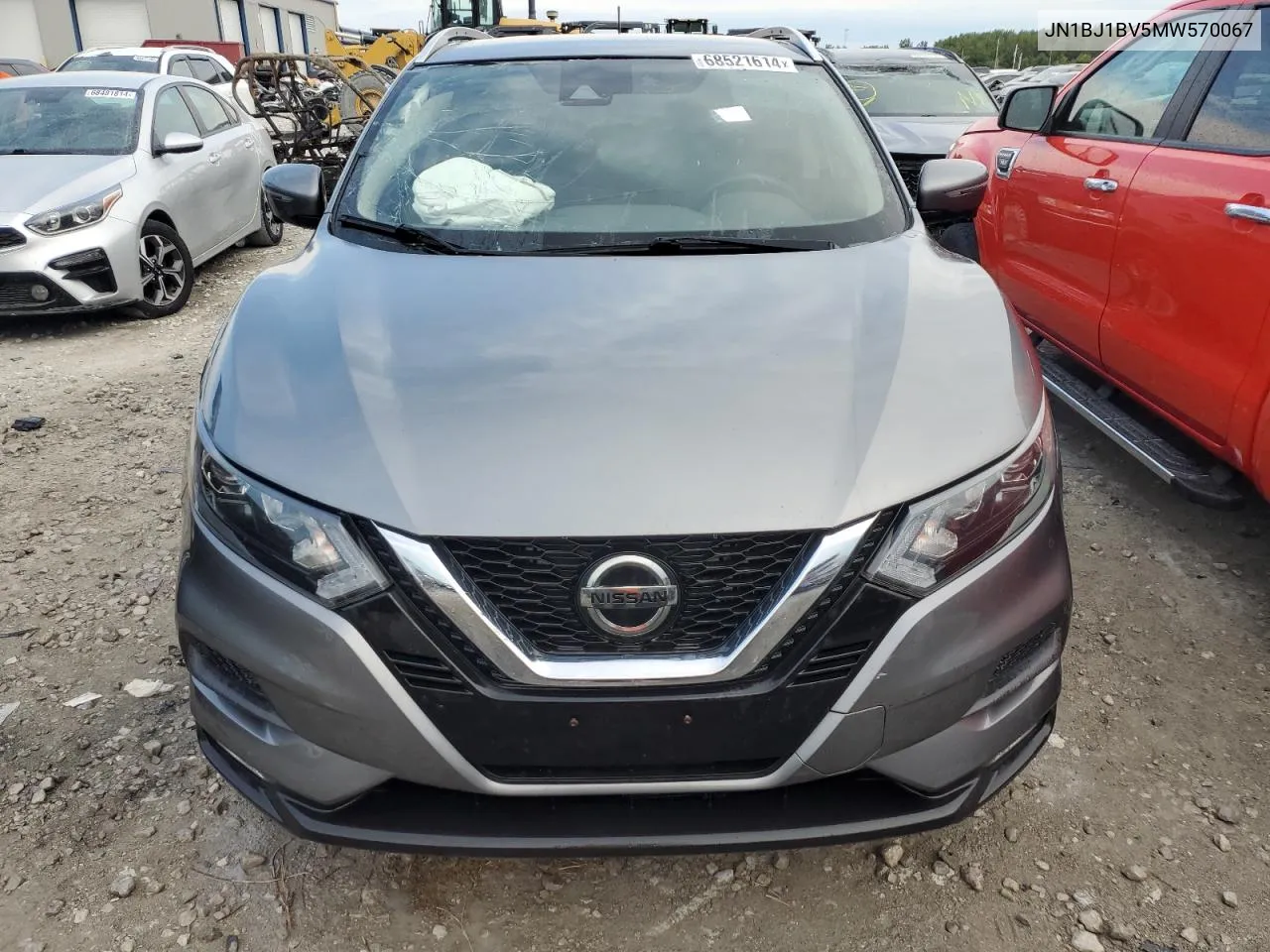 2021 Nissan Rogue Sport Sv VIN: JN1BJ1BV5MW570067 Lot: 68521614