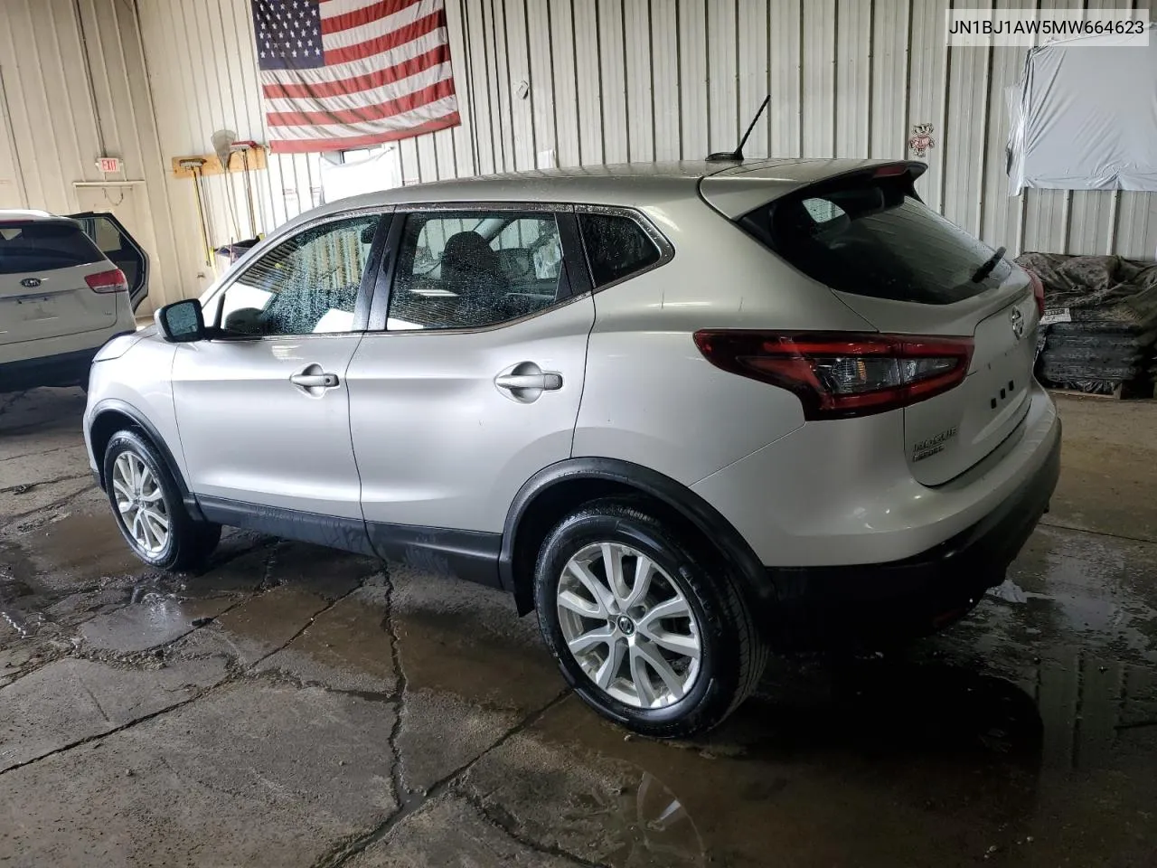 2021 Nissan Rogue Sport S VIN: JN1BJ1AW5MW664623 Lot: 68565424