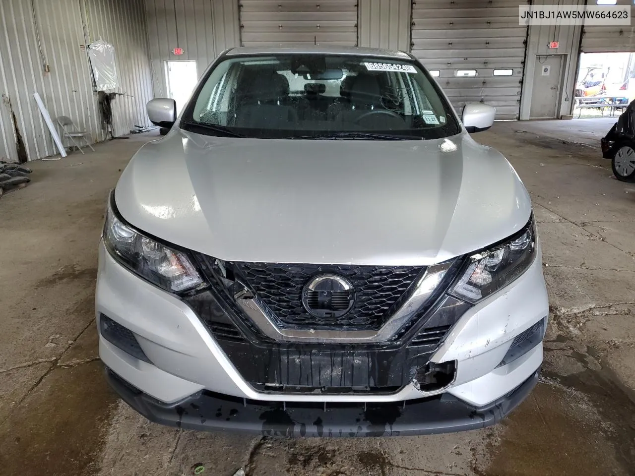 2021 Nissan Rogue Sport S VIN: JN1BJ1AW5MW664623 Lot: 68565424