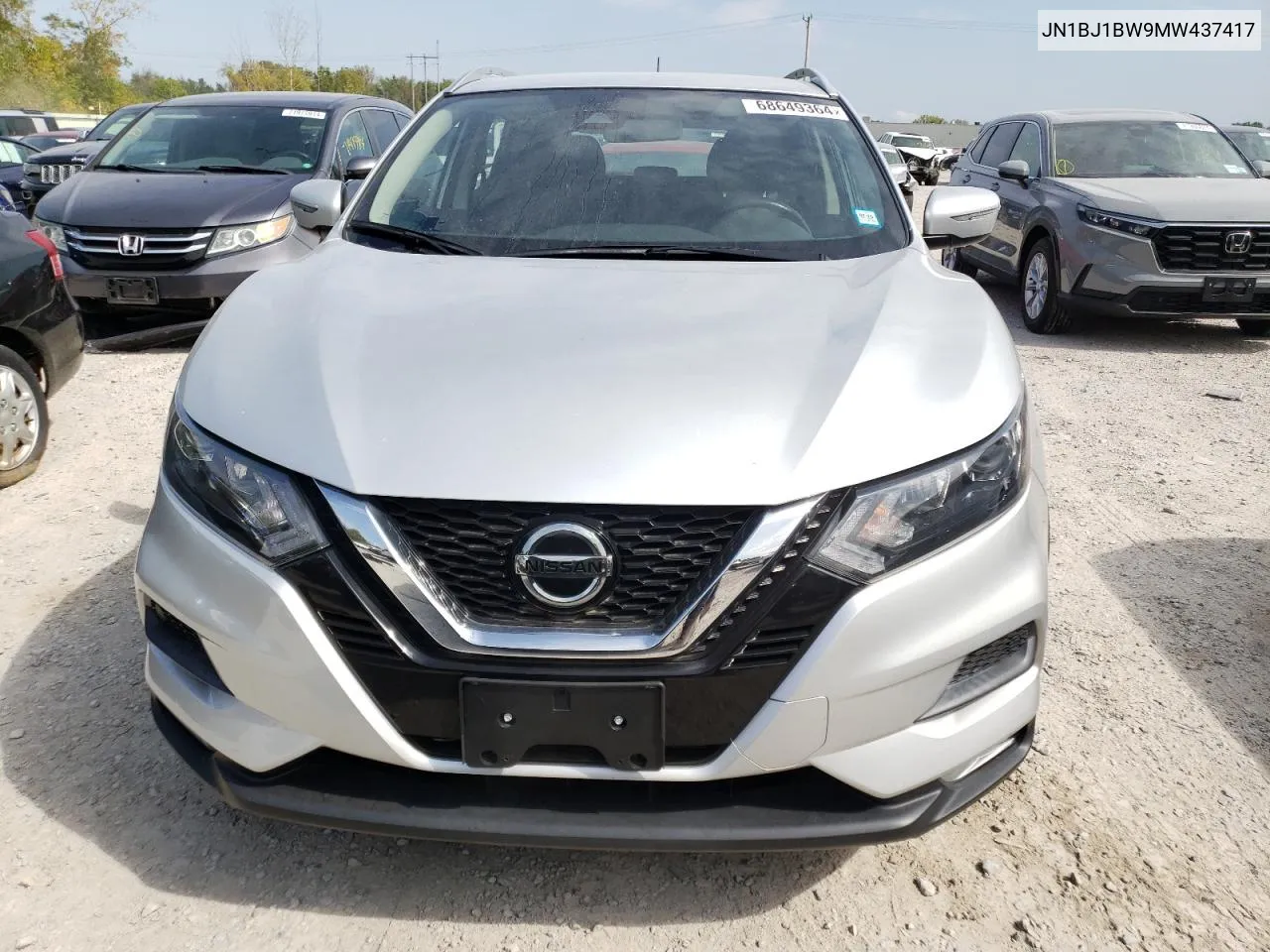 2021 Nissan Rogue Sport Sv VIN: JN1BJ1BW9MW437417 Lot: 68649364