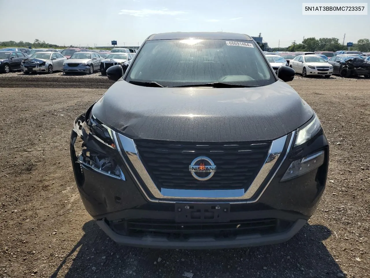 2021 Nissan Rogue Sv VIN: 5N1AT3BB0MC723357 Lot: 68691464