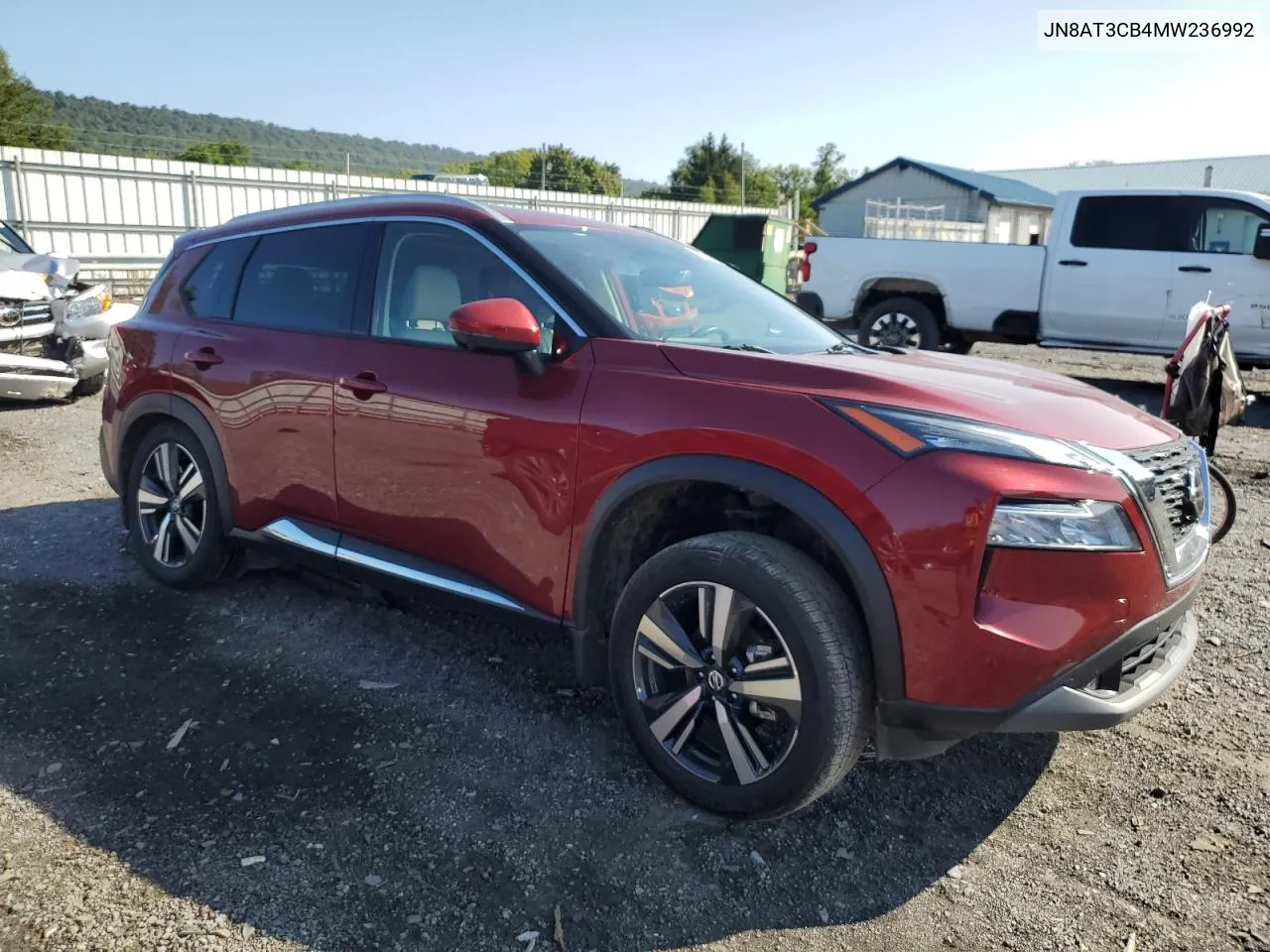 2021 Nissan Rogue Sl VIN: JN8AT3CB4MW236992 Lot: 68742714