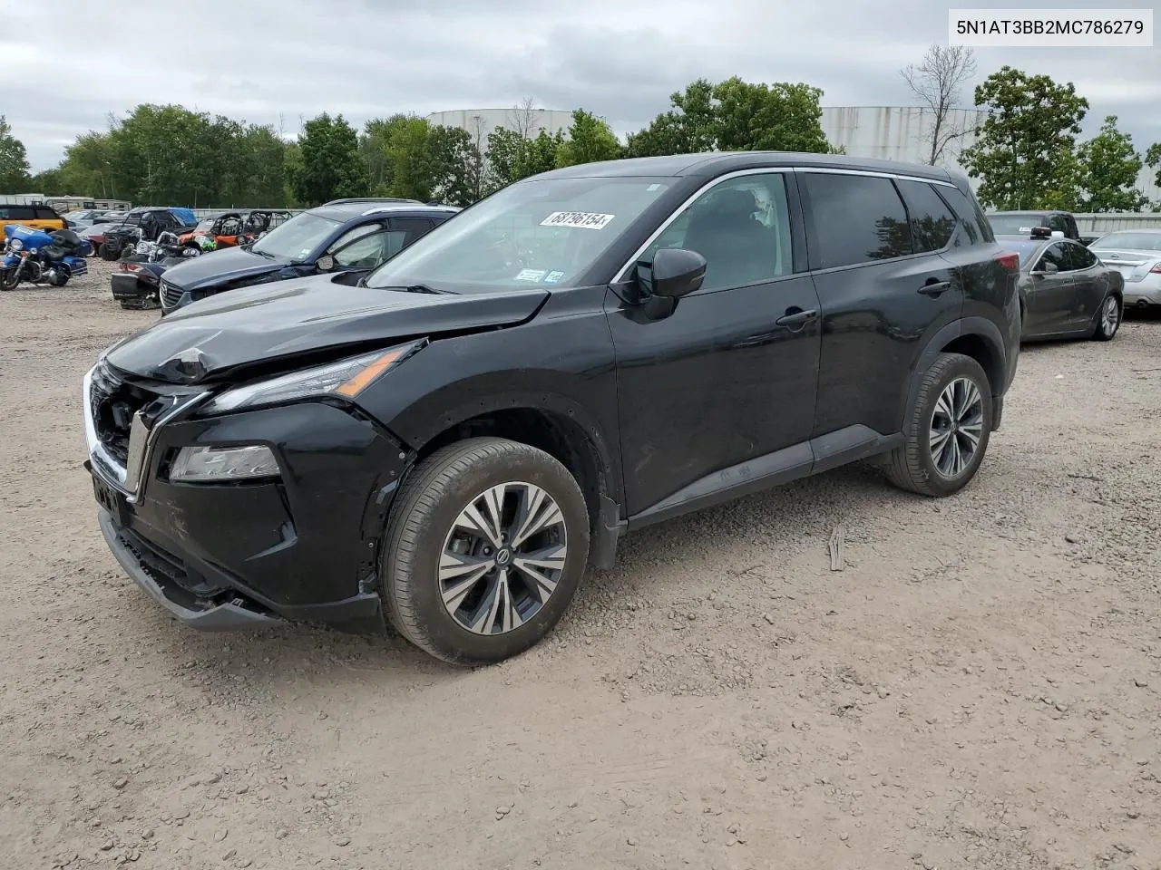 2021 Nissan Rogue Sv VIN: 5N1AT3BB2MC786279 Lot: 68796154