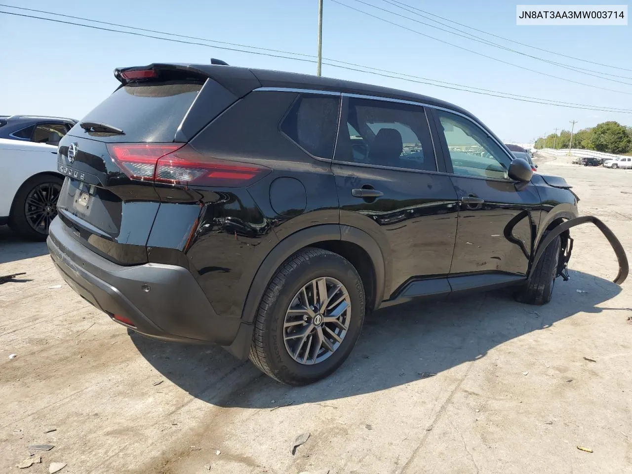 JN8AT3AA3MW003714 2021 Nissan Rogue S