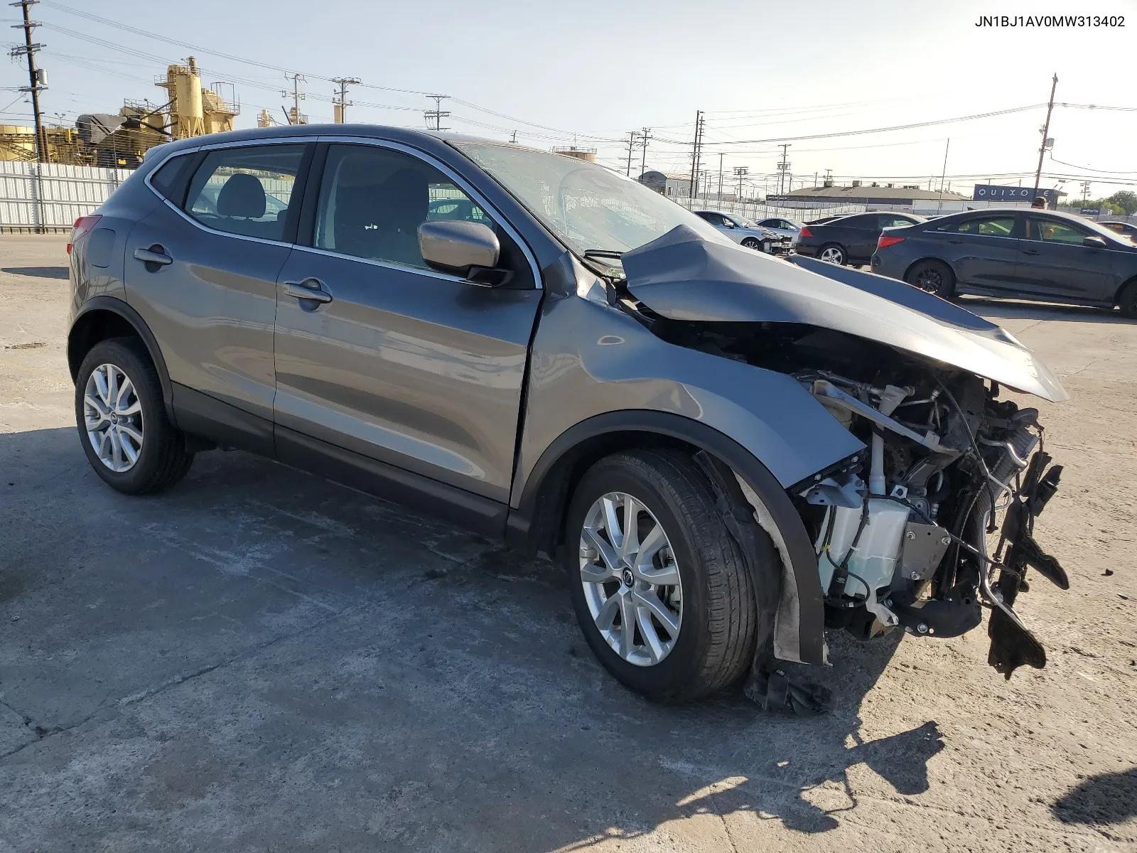 2021 Nissan Rogue Sport S VIN: JN1BJ1AV0MW313402 Lot: 69019454