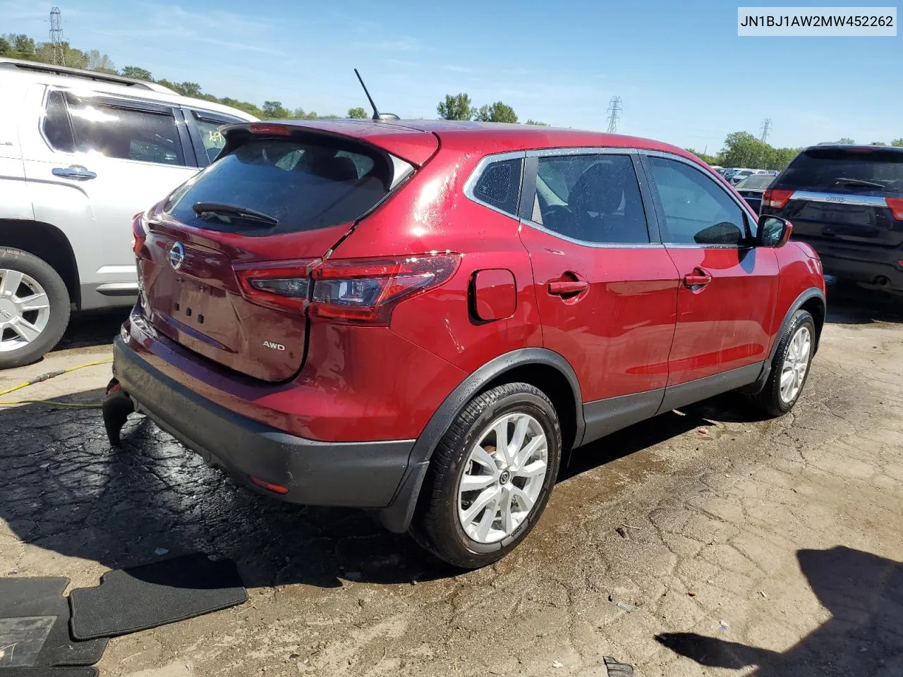 2021 Nissan Rogue Sport S VIN: JN1BJ1AW2MW452262 Lot: 69048444