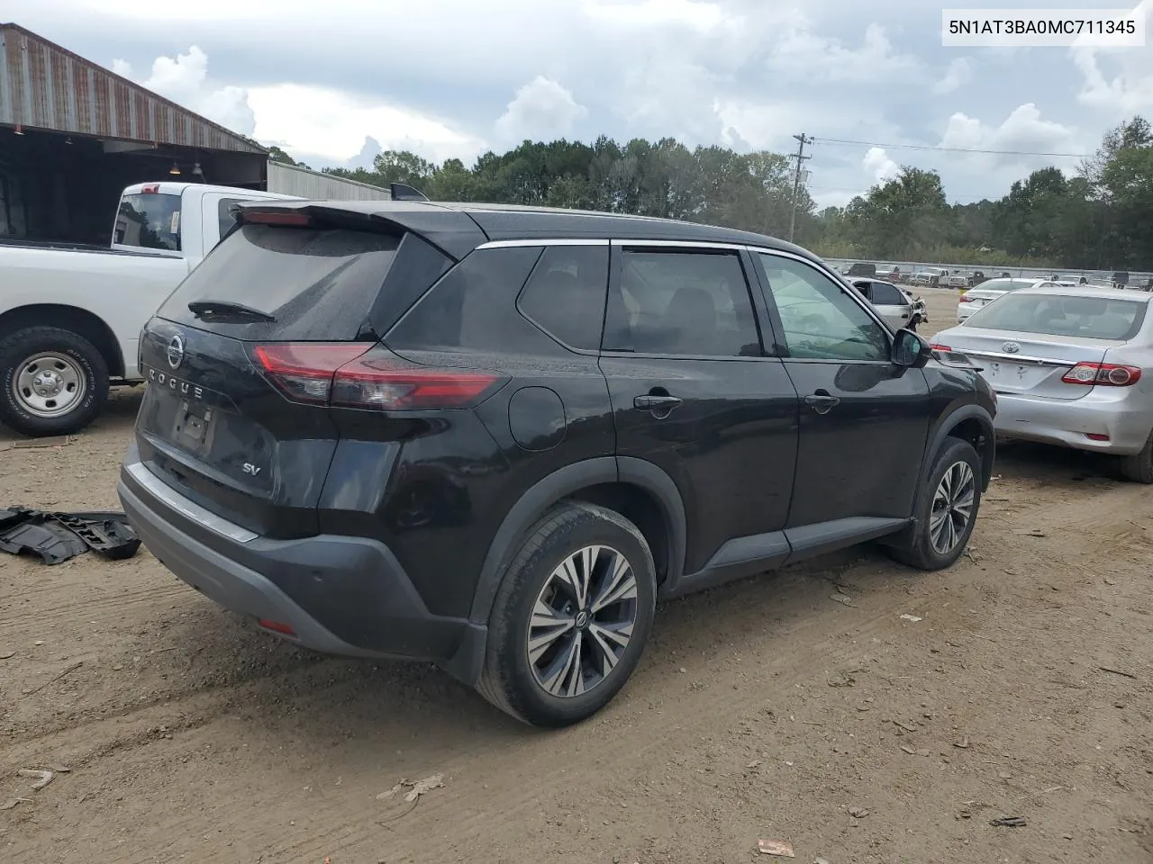 2021 Nissan Rogue Sv VIN: 5N1AT3BA0MC711345 Lot: 69072664