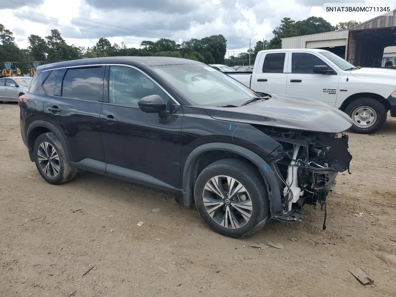 2021 Nissan Rogue Sv VIN: 5N1AT3BA0MC711345 Lot: 69072664