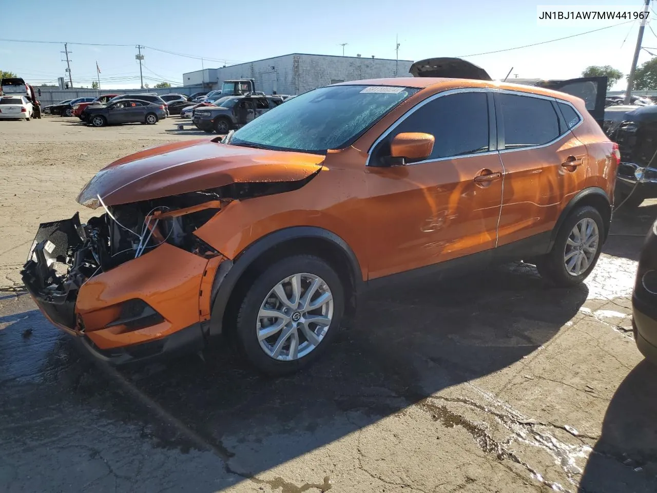 2021 Nissan Rogue Sport S VIN: JN1BJ1AW7MW441967 Lot: 69118024