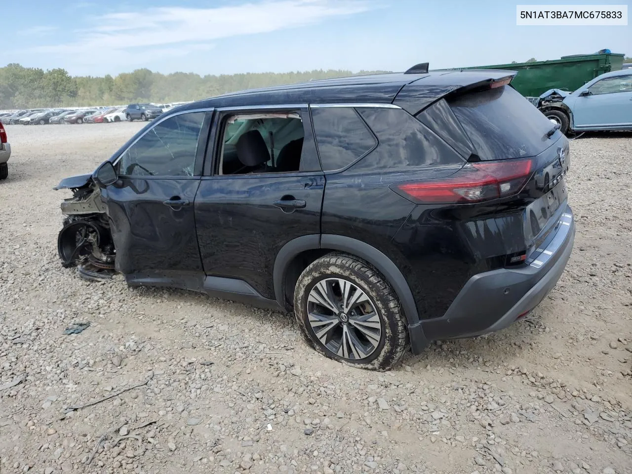 2021 Nissan Rogue Sv VIN: 5N1AT3BA7MC675833 Lot: 69131424