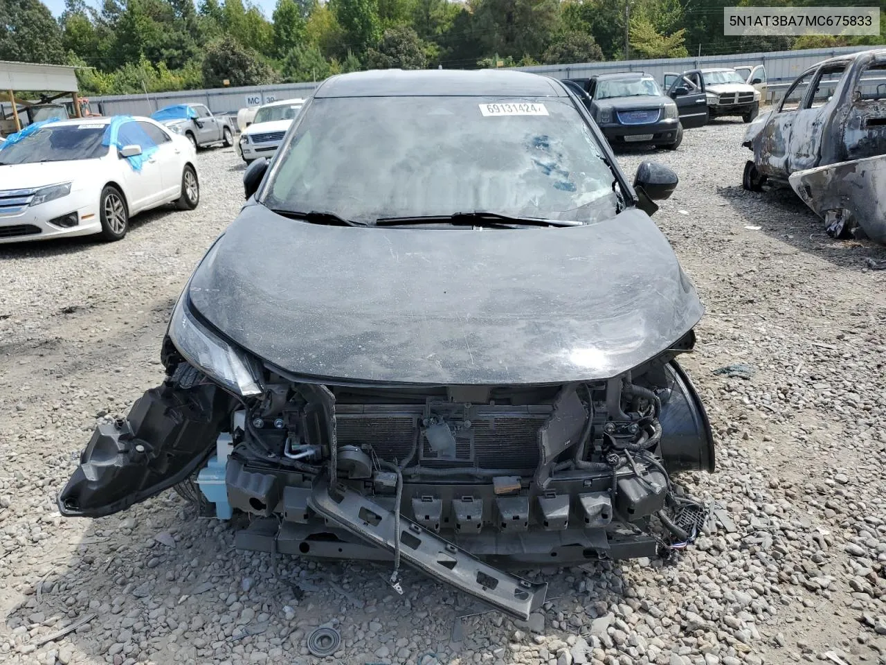 5N1AT3BA7MC675833 2021 Nissan Rogue Sv