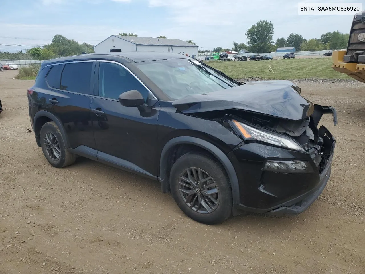 2021 Nissan Rogue S VIN: 5N1AT3AA6MC836920 Lot: 69207374