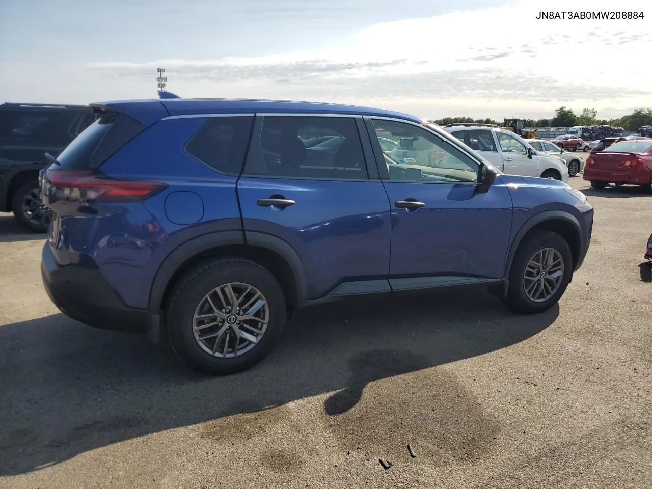 2021 Nissan Rogue S VIN: JN8AT3AB0MW208884 Lot: 69266684