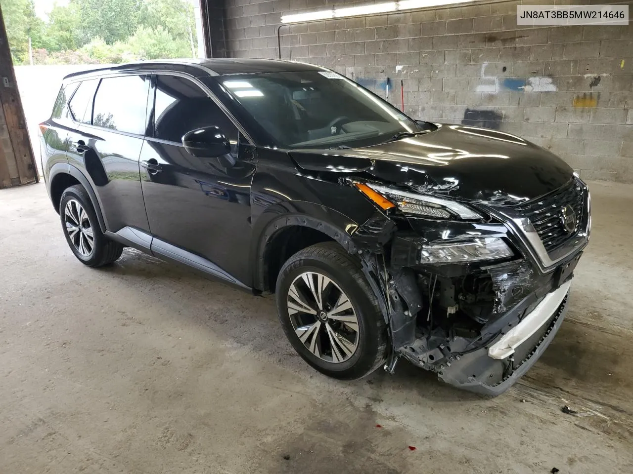 2021 Nissan Rogue Sv VIN: JN8AT3BB5MW214646 Lot: 69357894