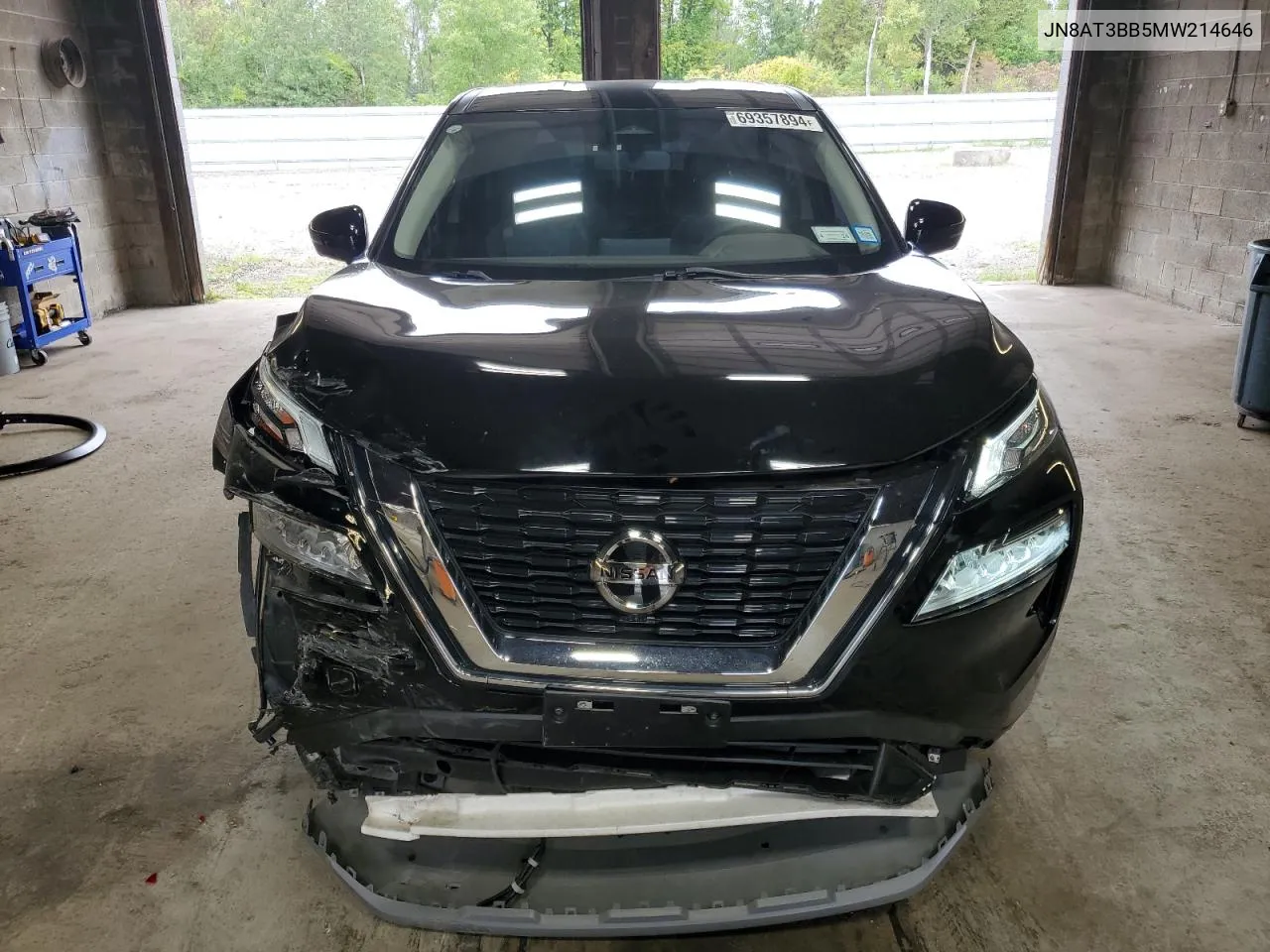 2021 Nissan Rogue Sv VIN: JN8AT3BB5MW214646 Lot: 69357894