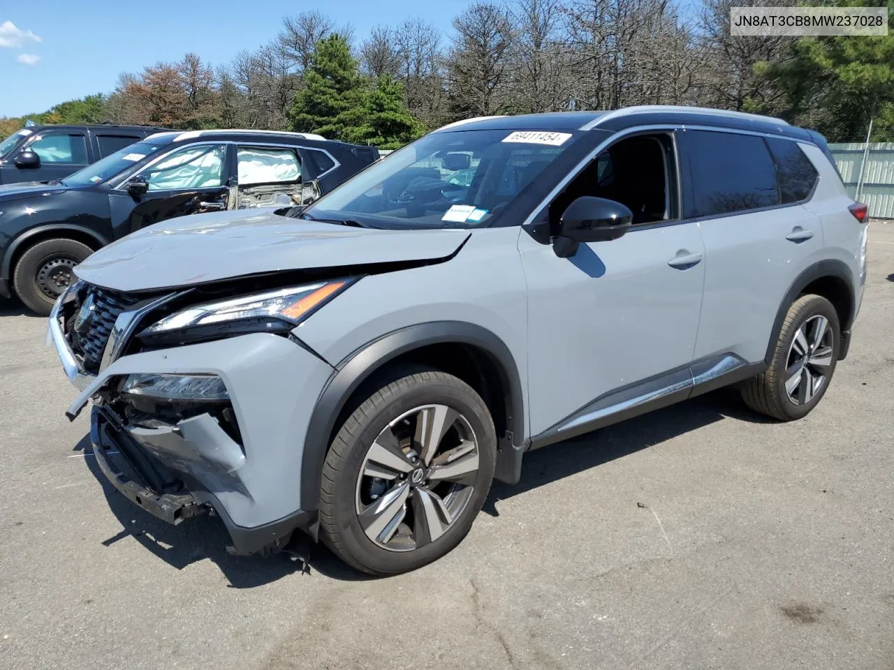 2021 Nissan Rogue Sl VIN: JN8AT3CB8MW237028 Lot: 69411454