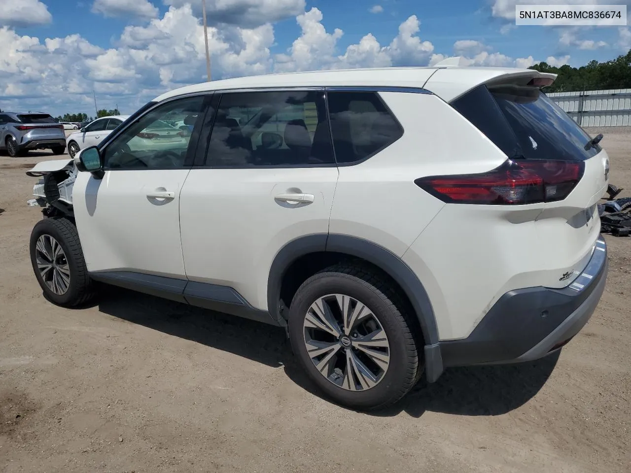 2021 Nissan Rogue Sv VIN: 5N1AT3BA8MC836674 Lot: 69417424