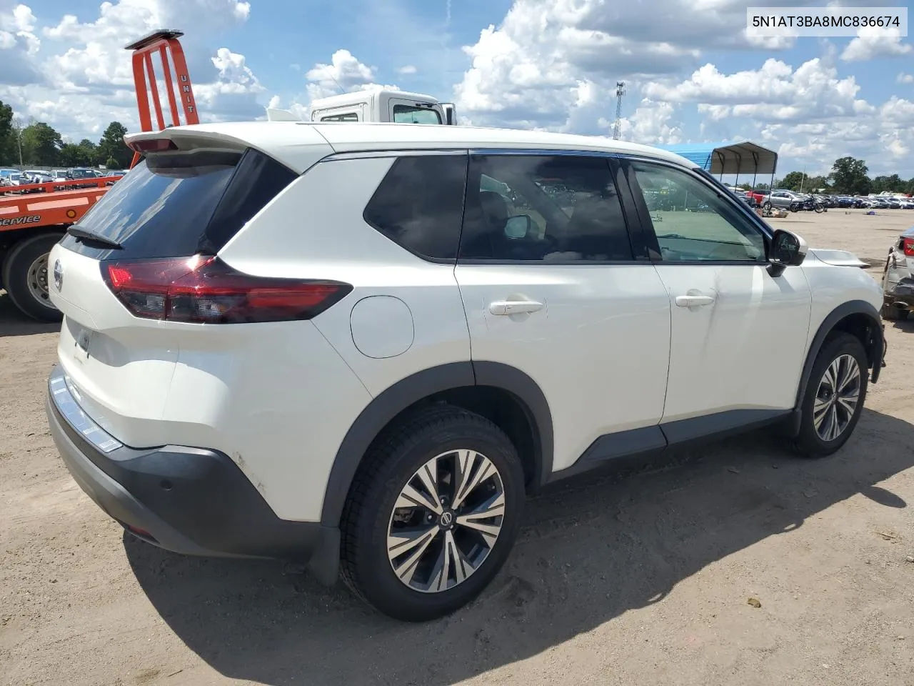 2021 Nissan Rogue Sv VIN: 5N1AT3BA8MC836674 Lot: 69417424