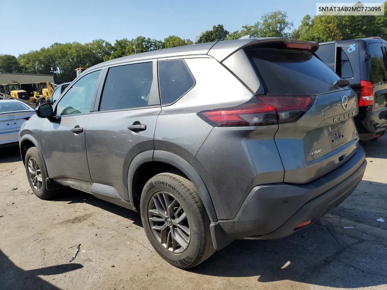 2021 Nissan Rogue S VIN: 5N1AT3AB2MC773095 Lot: 69843644